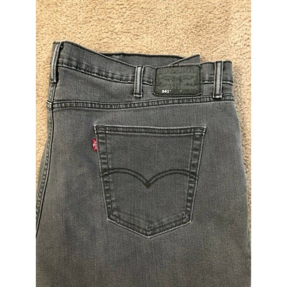 Levi's Mens 541 Classic Straight Jeans Gray 48x29 - Picture 4 of 11